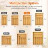 imageLifewit Silverware Drawer Organizer Expandable Utensil Tray for Kitchen Bamboo Flatware and Cutlery Holder Wood Adjustable Storage for Spoons Forks Knives Large NaturalNatural