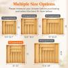 imageLifewit Silverware Drawer Organizer Expandable Utensil Tray for Kitchen Bamboo Flatware and Cutlery Holder Wood Adjustable Storage for Spoons Forks Knives Large NaturalNatural