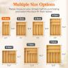 imageLifewit Silverware Drawer Organizer Expandable Utensil Tray for Kitchen Bamboo Flatware and Cutlery Holder Wood Adjustable Storage for Spoons Forks Knives Large NaturalNatural