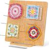 imageLifewit 118quot Crochet Blocking Board with 20 Pegs Bamboo Granny Square Blocking Board for Knitting and Crochet Projects Blocking Mats for Crocheting Crocheting Accessories Gifts for Crocheters144