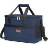 imageLifewit Cooler Bag 305060 Cans Collapsible and Insulated Large Lunch Bag Leakproof Soft Cooler Portable Tote for CampingBBQFamily Outdoor ActivitiesDark Blue