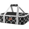 imageLifewit Insulated Casserole Carrier for Hot or Cold Food Casserole Dish Bag Carrying Case Lasagna Lugger Holder for PotluckPartiesPicnicCookouts Fits 9quotx13quot Baking Dish BlackBlack