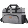 imageLifewit Insulated Cooler Bag 3248 Can Large Leakproof Beach Cooler Lightweight Portable Double Layer SoftSided Travel Ice Chest for Camping Kayaking Road Trips Grocery ShoppingGray