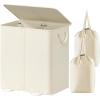 imageLifewit Large Collapsible Dirty Clothes Basket 1LIvory White