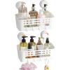 imageLifewit Shower Caddy Suction Cup 104inch Removable Shower Shelves for Inside Shower NODrilling Bathroom Organizers and Storage Rack for Shampoo Strong Vacuum Suction 2 Pack2