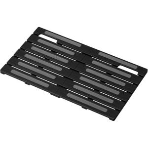 imageLifewit Bamboo Bath Mat for Non Slip 1 Pcs 21x142 inches Foldable Wooden Shower Mat Waterproof Bamboo Floor Mat for Bathroom Sauna Spa Pool Indoor Outdoor Use WoodBlack