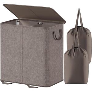 imageLifewit Large Collapsible Dirty Clothes Basket 1LBrown