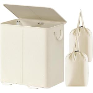 imageLifewit Large Collapsible Dirty Clothes Basket 1LIvory White