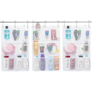 imageLifewit Mesh Shower Caddy 7 Pockets Hanging Shower Organizer with Quick Drying Mesh Portable Space Saving Bathroom Organizer to Hold Soap Shampoo and Cruise Ship Essentials White 2 Pack3