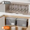imageLifewit 2 Pcs Champagne Flute Storage Box with Dividers Stackable Cationic Hard Shell Stemware Containers with 12 Cells Foldable Dustproof Glassware Organizer Case for Moving Light Grey3
