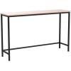 imageLifewit 394 Inch Console Table Narrow Sofa Table with Metal Frame for Living Room Industrial Entryway Table for Hallway Entrance Office Corridor Behind Sofa Grey OakLight Oak