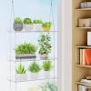 imageLifewit 3Tier Window Plant Shelves 15 inch Acrylic Adjustable Hanging Floating Shelf Window Sill Extender for Indoor Succulent Plants Micro Greens Seed Starter Pots Herb Planters2