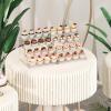 imageLifewit 4 Tier Clear Display Stand Risers 12 Inch Display Shelf for Cupcake Perfumes Desserts Figurines Toolfree Assembly Organizer and Decor for Bedroom Bathroom Party 1 Pack12inch  2Pack