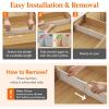 imageLifewit 9 Pack Drawer Dividers 4quot High 105165quot Dresser Drawer Divider Adjustable Drawer Organizers for Clothes Plastic Drawers Separators for Dresser Bedroom Bathroom Kitchen Office9