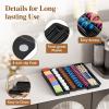 imageLifewit Coffee Pod Holder Drawer Organizer Expandable Coffee Pods Storage Drawers Insert for Tea Bags Bar Organizer Compatible with K Cup Nespresso OriginalLine VertuoLine Capsules Black