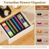 imageLifewit Coffee Pod Holder Drawer Organizer Expandable Coffee Pods Storage Drawers Insert for Tea Bags Bar Organizer Compatible with K Cup Nespresso OriginalLine VertuoLine Capsules Black
