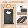 imageLifewit Over Door Laundry Hamper Large Collapsible Hanging Laundry Hamper Hanging Laundry Basket Bag for Bathroom Bedroom Dirty Clothes Storage Organizer Light GrayDark Gray