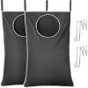 imageLifewit Over Door Laundry Hamper Large Collapsible Hanging Laundry Hamper Hanging Laundry Basket Bag for Bathroom Bedroom Dirty Clothes Storage Organizer Light GrayDark Gray