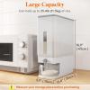imageLifewit Rice Container 254 Lbs Rice Dispenser with Measuring Cup Cereal Containers Storage Sealed Moisture Proof Rice Bucket Dry Food Grain Flour Soybean for Kitchen Pantry Household WhiteClear