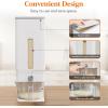imageLifewit Rice Container 254 Lbs Rice Dispenser with Measuring Cup Cereal Containers Storage Sealed Moisture Proof Rice Bucket Dry Food Grain Flour Soybean for Kitchen Pantry Household WhiteWhite