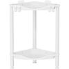 imageLifewit 4 Tier Floor Standing Shower Caddy Corner Plastic Bathroom Organizer Shelf Rack for Storage Shampoo Body Wash Care Skincare BlackWhite