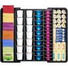imageLifewit Coffee Pod Holder Drawer Organizer Expandable Coffee Pods Storage Drawers Insert for Tea Bags Bar Organizer Compatible with K Cup Nespresso OriginalLine VertuoLine Capsules Black