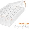 imageLifewit Monthly Pill Organizer 28 Day Pill Box 4 Weeks One Month Pill Cases Large Compartments Medicine Organizer for Vitamins Fish Oils Supplements PinkClear