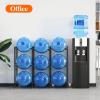 imageLifewit 5 Gallon Water Jug Holder 3 Tier Water Bottle Stand Heavy Duty Water Dispenser Rack with 3 Slots for Gallon Jugs Detachable Water Storage Shelf Organizer for Home Living Room Office Black9slot