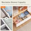 imageLifewit 5 Pack 5 Inch Deep Drawer Dividers 115185quot Expandable Drawer Divider for Clothes White Dresser Drawer Storage Organizers Clothing Drawers Separators for Dresser Kitchen Bedroom5