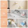 imageLifewit Suction Cup Soap Dish for Shower 1 Pack Drainable Soap Holder for Bathroom Kitchen Wall NODrilling Removable Bar Soap Sponge Rack for Glass Window Strong Vacuum Suction AntiDrop WhiteWhite
