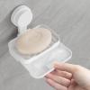 imageLifewit Suction Cup Soap Dish for Shower 1 Pack Drainable Soap Holder for Bathroom Kitchen Wall NODrilling Removable Bar Soap Sponge Rack for Glass Window Strong Vacuum Suction AntiDrop WhiteWhite