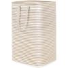 imageLifewit 3 Pack Laundry Hamper Large Collapsible Laundry Baskets Freestanding Waterproof Clothes Hamper with Easy Carry Handles in Laundry Room Bedroom Bathroom College Dorm for Adults Black 3 x 80LBeige