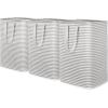 imageLifewit 3 Pack Laundry Hamper Large Collapsible Laundry Baskets Freestanding Waterproof Clothes Hamper with Easy Carry Handles in Laundry Room Bedroom Bathroom College Dorm for Adults Black 3 x 80LGrey