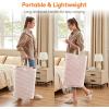 imageLifewit 3 Pack Laundry Hamper Large Collapsible Laundry Baskets Freestanding Waterproof Clothes Hamper with Easy Carry Handles in Laundry Room Bedroom Bathroom College Dorm for Adults Black 3 x 80Lpink