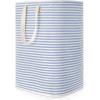 imageLifewit 3 Pack Laundry Hamper Large Collapsible Laundry Baskets Freestanding Waterproof Clothes Hamper with Easy Carry Handles in Laundry Room Bedroom Bathroom College Dorm for Adults Black 3 x 80LBlue