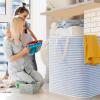 imageLifewit 3 Pack Laundry Hamper Large Collapsible Laundry Baskets Freestanding Waterproof Clothes Hamper with Easy Carry Handles in Laundry Room Bedroom Bathroom College Dorm for Adults Black 3 x 80LBluePink