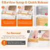 imageLifewit 236 High 5 Pack Bamboo Drawer Dividers 14222 Expandable Kitchen Drawer Dividers Adjustable Drawer Dividers for Clothes Drawer Separators for Dresser Kitchen Bedroom Bathroom