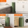 imageLifewit 65L Slim Laundry Basket with Lid Narrow Large Laundry Hamper with Plastic Handles and Removable Bag Tall Foldable Dirty Clothes Hampers for Laundry Room Bedroom Bathroom Dorm PinkGreen
