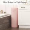 imageLifewit 65L Slim Laundry Basket with Lid Narrow Large Laundry Hamper with Plastic Handles and Removable Bag Tall Foldable Dirty Clothes Hampers for Laundry Room Bedroom Bathroom Dorm PinkPink