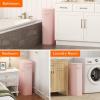 imageLifewit 65L Slim Laundry Basket with Lid Narrow Large Laundry Hamper with Plastic Handles and Removable Bag Tall Foldable Dirty Clothes Hampers for Laundry Room Bedroom Bathroom Dorm PinkPink