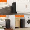 imageLifewit 65L Slim Laundry Basket with Lid Narrow Large Laundry Hamper with Plastic Handles and Removable Bag Tall Foldable Dirty Clothes Hampers for Laundry Room Bedroom Bathroom Dorm PinkBlack