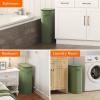 imageLifewit 65L Slim Laundry Basket with Lid Narrow Large Laundry Hamper with Plastic Handles and Removable Bag Tall Foldable Dirty Clothes Hampers for Laundry Room Bedroom Bathroom Dorm PinkGreen