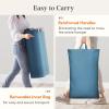 imageLifewit 65L Slim Laundry Basket with Lid Narrow Large Laundry Hamper with Plastic Handles and Removable Bag Tall Foldable Dirty Clothes Hampers for Laundry Room Bedroom Bathroom Dorm PinkDark Blue