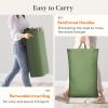 imageLifewit 65L Slim Laundry Basket with Lid Narrow Large Laundry Hamper with Plastic Handles and Removable Bag Tall Foldable Dirty Clothes Hampers for Laundry Room Bedroom Bathroom Dorm PinkGreen