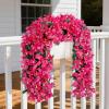 imageLifewit Artificial Bougainvillea Flowers 2 PCS Plastic Long Trailing Vines Fake Flowers for Outdoor Indoor Garden Porch Patio Balcony Decor UV Resistant Hot PinkHot Pink
