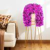 imageLifewit Artificial Bougainvillea Flowers 2 PCS Plastic Long Trailing Vines Fake Flowers for Outdoor Indoor Garden Porch Patio Balcony Decor UV Resistant Hot PinkPurple