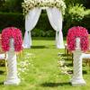 imageLifewit Artificial Bougainvillea Flowers 2 PCS Plastic Long Trailing Vines Fake Flowers for Outdoor Indoor Garden Porch Patio Balcony Decor UV Resistant Hot PinkHot Pink