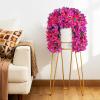 imageLifewit Artificial Bougainvillea Flowers 2 PCS Plastic Long Trailing Vines Fake Flowers for Outdoor Indoor Garden Porch Patio Balcony Decor UV Resistant Hot PinkPurple  Hot Pink