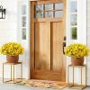 imageLifewit Artificial Flowers Daisy for Outdoor Indoor 6 Bundles Plastic Fake Flowers Mums for Home Garden Decor Porch Window Box Faux Realistic Plants with UV ResistantYellowYellow