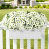 imageLifewit Artificial Flowers Daisy for Outdoor Indoor 6 Bundles Plastic Fake Flowers Mums for Home Garden Decor Porch Window Box Faux Realistic Plants with UV ResistantYellowWhite